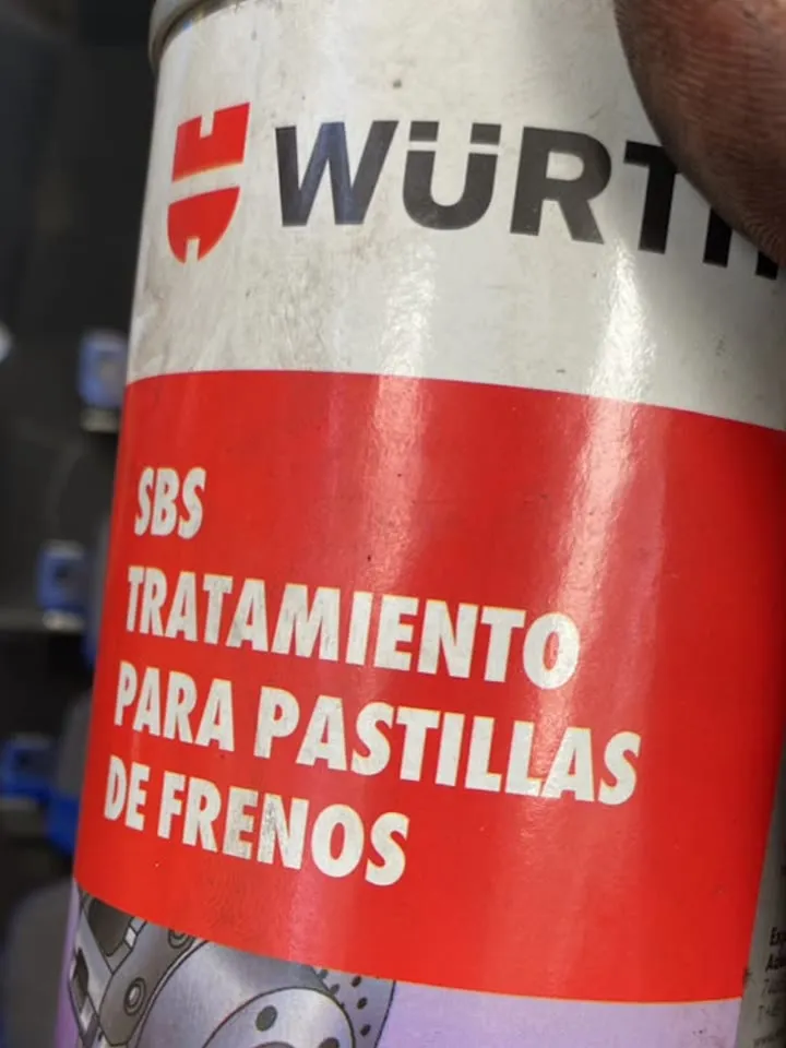 Lata de Würth SBS, tratamiento para pastillas de freno